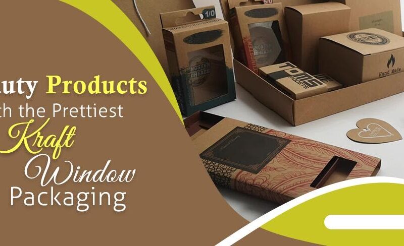 Beauty Products with the Prettiest Kraft Window Packaging