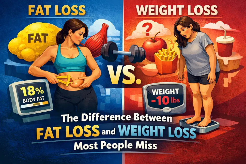 The Difference Between Fat Loss and Weight Loss Most People Miss